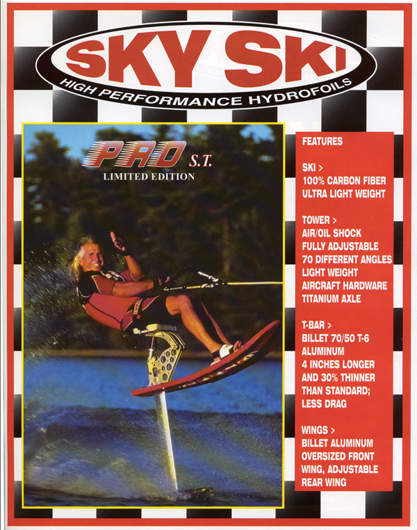 Mike Murphy Media 1999 Sky Ski Hydrofoil Ad Skidder